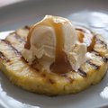 Grilled Pineapple with Vanilla Ice Cream And Rum Sauce (Ellie Krieger) recipe