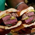 Grilled Rib-Eye Steak Sandwich (Aaron McCargo, Jr.) recipe