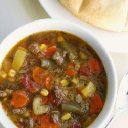 Slow-Cooker Beef and Vegetable Soup recipe