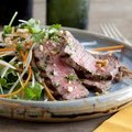 Grilled Steak and Papaya Salad (Bobby Flay) recipe