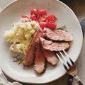 Grilled Steak with Rosemary and Garlic (Anne Burrell) recipe
