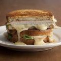 Grilled Turkey, Brie, and Apple Butter Sandwich with Arugula (Tyler Florence) recipe