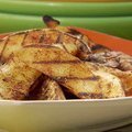 Grilled Yukon Gold Steak Fries with Chile-Cheese Sauce (Bobby Flay) recipe