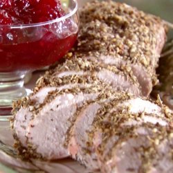 Herbed Pork Roast and Cranberry Chutney (Sandra Lee) recipe