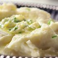 Horseradish Mashed Potatoes with Chive Butter (Sandra Lee) recipe