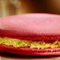 Macaron Sandwiches with Coconut Lime Cheesecake Filling (Jeff Mauro) recipe