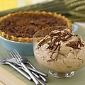 Pecan Pie with Chocolate-Cinnamon Whipped Cream (Rachael Ray) recipe