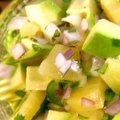 Pineapple and Avocado Salsa (Melissa  d'Arabian) recipe