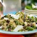 Quinoa Salad with Asparagus, Goat Cheese and Black Olives (Bobby Flay) recipe