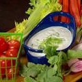 Raw Vegetable Salad and Big Blue Dipper (Rachael Ray) recipe