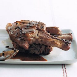 Pork Chops Au Poivre recipe