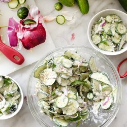 Creamy Cucumber Salad recipe