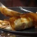 Roasted Chicken with Melted Cheese and Gravy (Guy Fieri) recipe