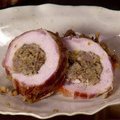 Sausage and Mushroom Stuffed Boneless Turkey Breast (Anne Burrell) recipe
