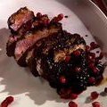 Seared Duck Breast with Pomegranate Molasses (Anne Burrell) recipe