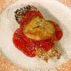 Seared Foie Gras with Sauteed Apples (Emeril Lagasse) recipe