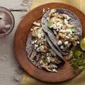 Shredded Chicken and Tomatillo Tacos with Queso Fresco (Bobby Flay) recipe