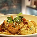 Shrimp Scampi with Linguini (Tyler Florence) recipe
