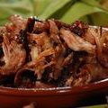 Slow Smoked Pork Shoulder with Napa Cabbage Slaw and Queso Fresco (Bobby Flay) recipe