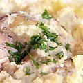Smashed Potatoes with Sour Cream and Chives (Ellie Krieger) recipe