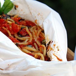 Spaghetti in a Package: Spaghetti al Cartoccio (Mario Batali) recipe
