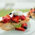 Sweet and Crispy Spiced Bread and Berries (Sandra Lee) recipe