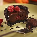 Truffle Tarts with Raspberries (Tyler Florence) recipe