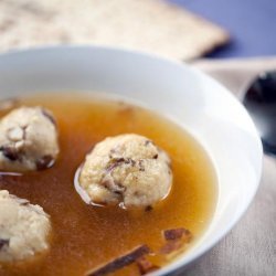 Truffled, Shiitake Matzo Ball Soup recipe