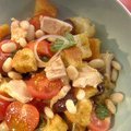 Tuna Bread Salad (Melissa  d'Arabian) recipe