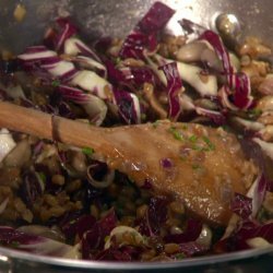 Warm Farro and Cranberry Bean Salad (Anne Burrell) recipe