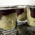 Yellow Cakes in a Jar with Chocolate Ganache (Melissa  d'Arabian) recipe