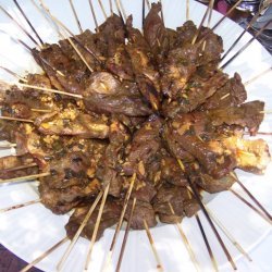 Beef Sate With Spicy Szechwan Sauce recipe