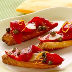 Marinated Red Bell Peppers recipe
