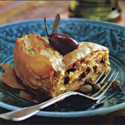 Prassopita- Greek Leek Potato And Olive Pie recipe