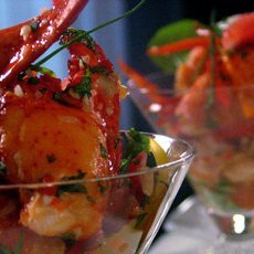 A Limoncello Lobster Cocktail recipe