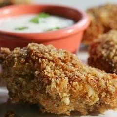 Peppery Panko-crusted Parmesan Chicken Wings recipe