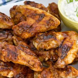 Grilled Chicken Wings With Spicy Chipotle Hot Sauc... recipe