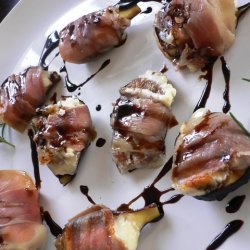 Grilled Black Mission Figs Wrapped In Prosciutto W... recipe