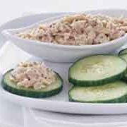 Tasty Tuna Salad And Cucumber Chips recipe