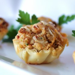 Seafood Stuffing Cups recipe