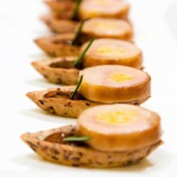 Foie Gras Mushrooms With Toast recipe
