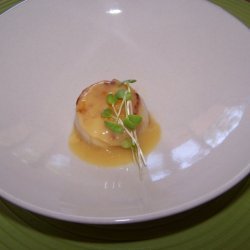 Seared Scallops With Citrus Ginger Beurre Blanc recipe