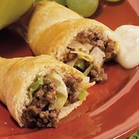 Crescent Cabbage And  Beef Bundles recipe