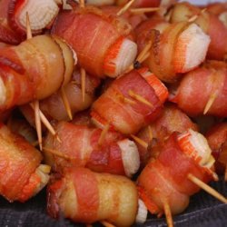 Bacon Wrapped Crab Appetizers recipe