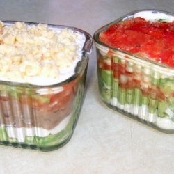 Party Size Perfect Layered Dips recipe