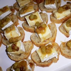 Brie Toast With Chardonnay-vanilla Syrup And Golde... recipe