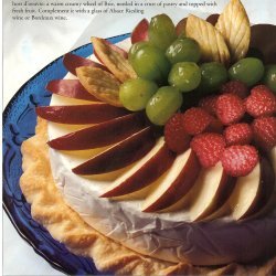 Warm Fruited Brie In Crust Pastry recipe