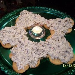 Star Shaped Spinach Dip Appetizer recipe