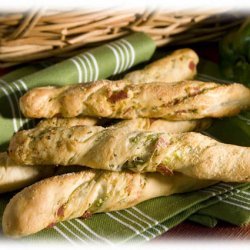Italian Kaleidoscope Breadsticks recipe