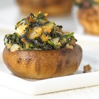Spinach - Stuffed Mushrooms recipe